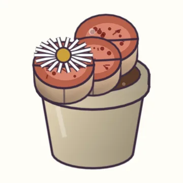 Red Living Stone